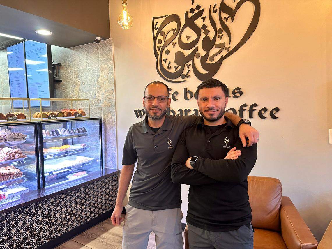 Brothers Mohamed and Saeed Saleh are the franchise owners of Charlotte’s Haraz, a popular Yemeni coffee shop in Plaza Midwood that serves a diverse variety of Middle Eastern coffee, tea and pastries.
