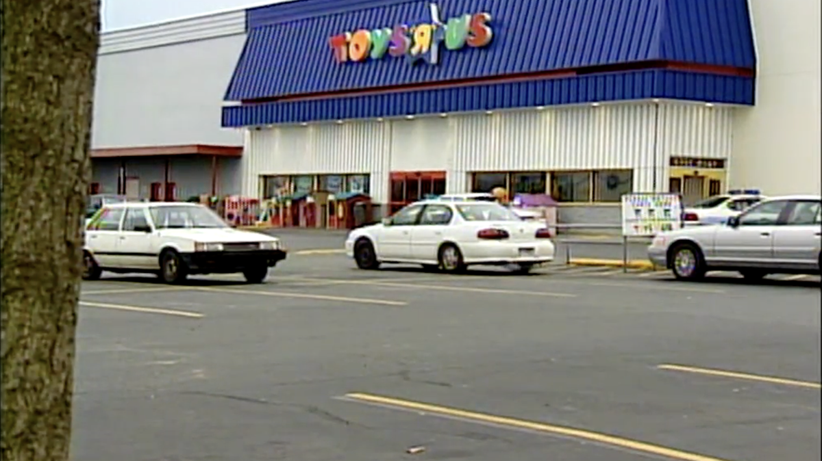This is the toy store — on the edge of Independence Boulevard — that Jeffrey Manchester turned into his home.