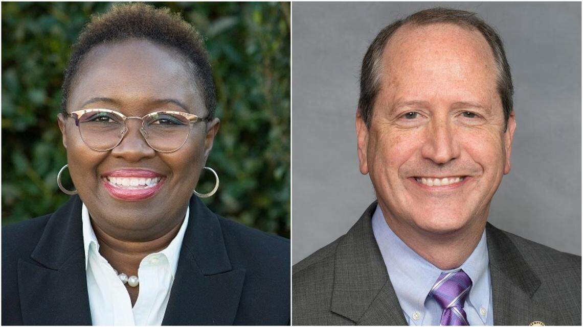 Democrat Cynthia Wallace and Republican Rep. Dan Bishop are facing off in the 9th Congressional District.