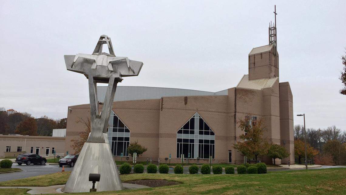 University Park Baptist Church on Beatties Ford Road has hosted Lake Norman Charter School’s graduation ceremonies for seven years. The school is trying to find a new venue after a threatened church-state legal challenge.
