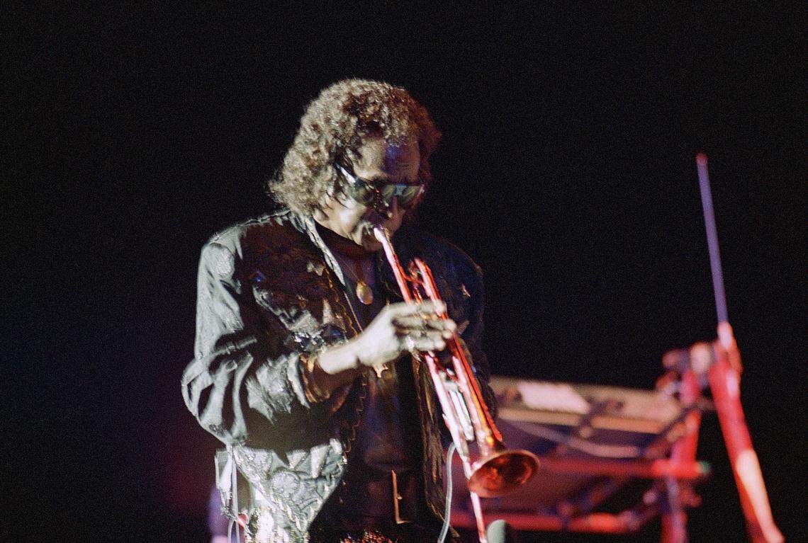 The Jazz at the Bechtler series will feature a show in March centered on songs by trumpeter Miles Davis, seen here in a 1987 concert in Israel.