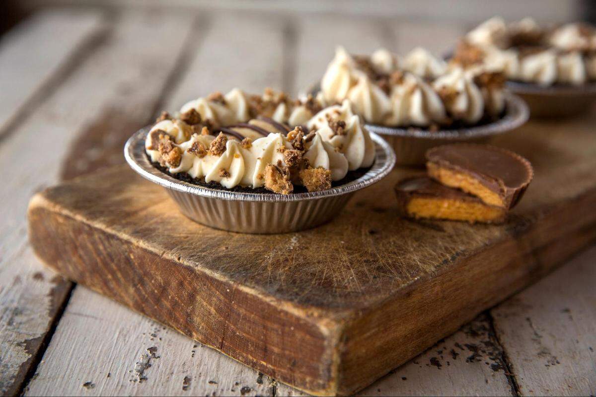 Buttermilk Sky Pie Shop offers 9 inch and 4 inch pies.