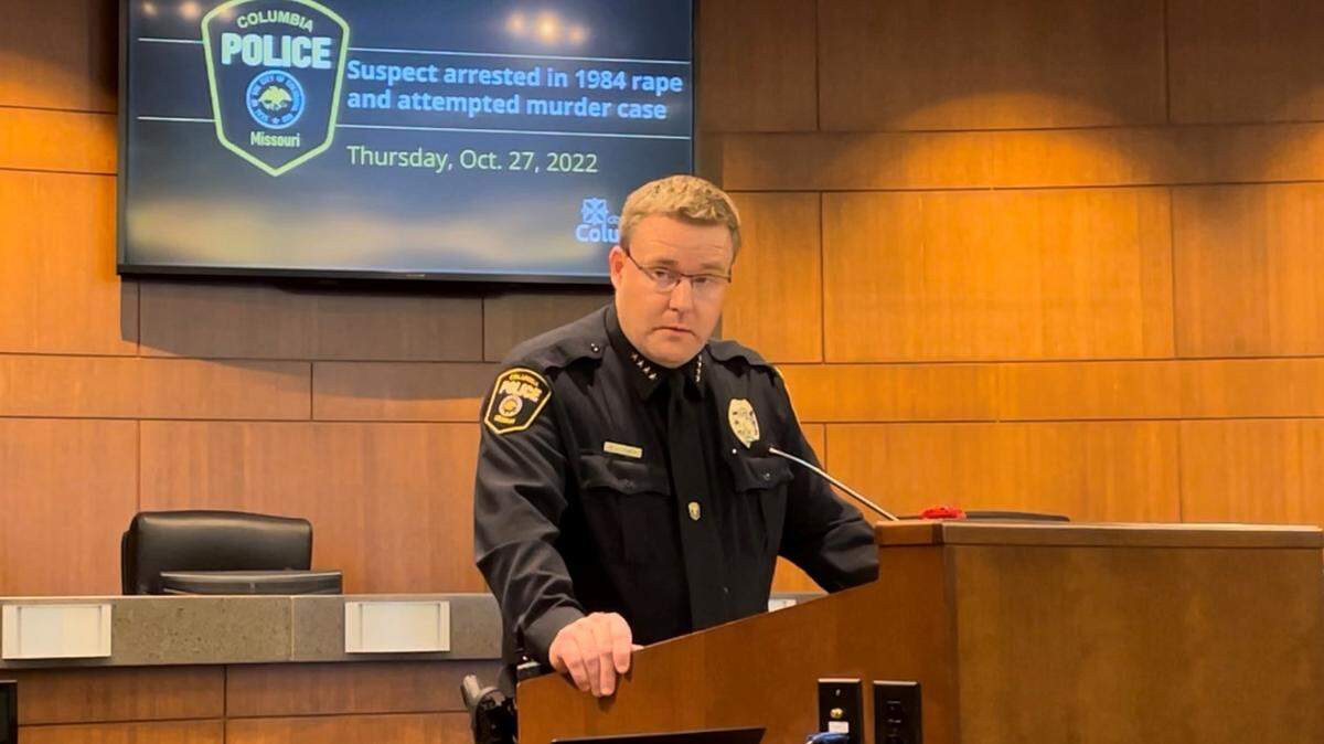 Columbia, Missouri, Police Chief Geoff Jones.