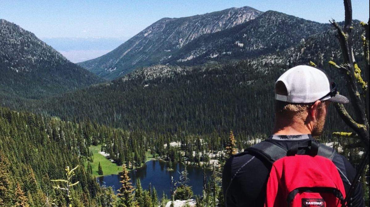 Former Davidson baseball player Greg Lowe, shown here near his family’s ranch in Oregon, hopes to play again as a graduate transfer. COURTESY GREG LOWE