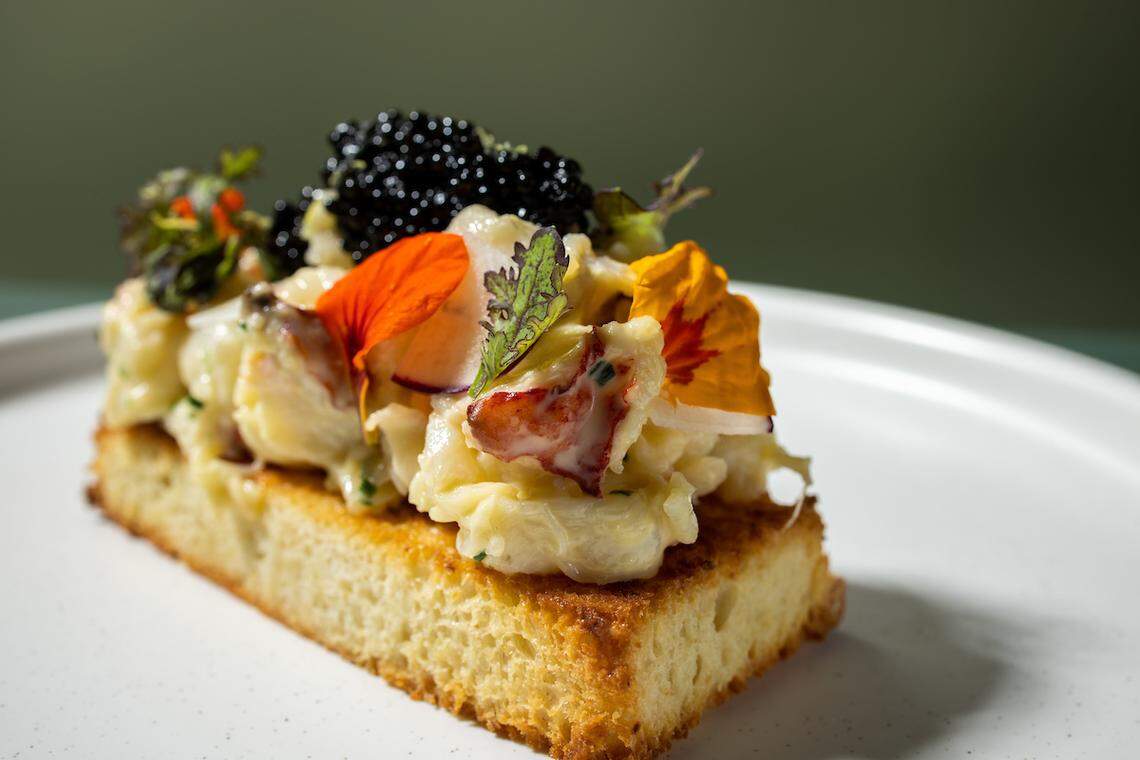 PARA will serve small plates starting in January at its new restaurant in South End. Shown here is the Lobster Toast.