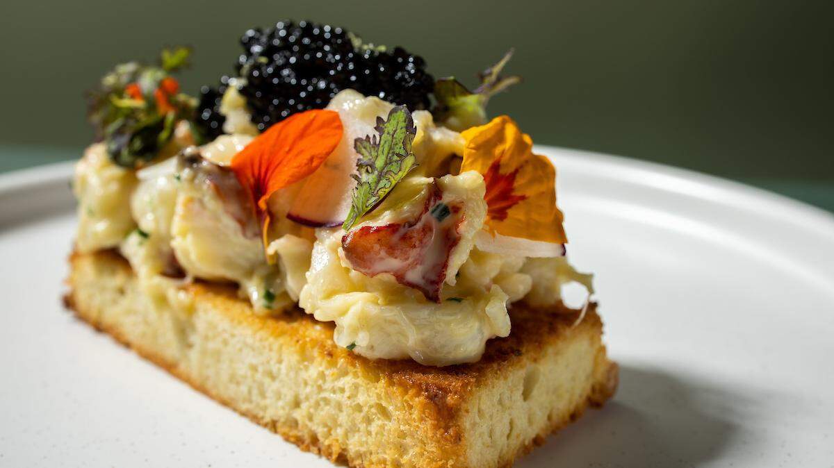 PARA will serve small plates starting in January at its new restaurant in South End. Shown here is the Lobster Toast.