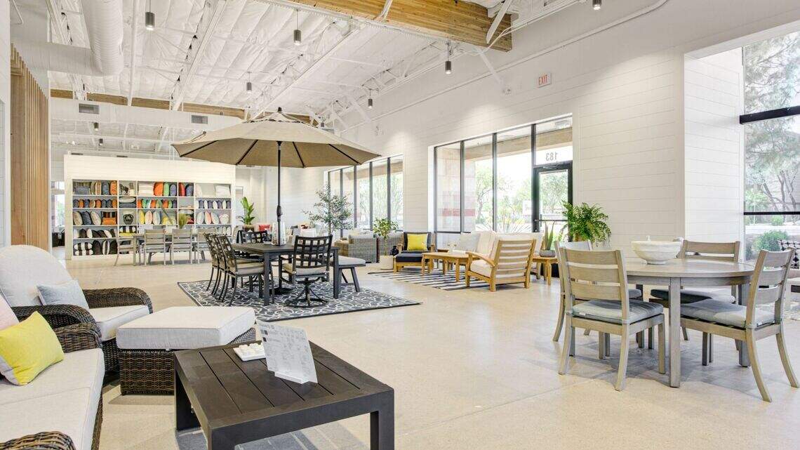 Best Buy now sells patio furniture. Really. Showrooms are coming to Charlotte and Raleigh.