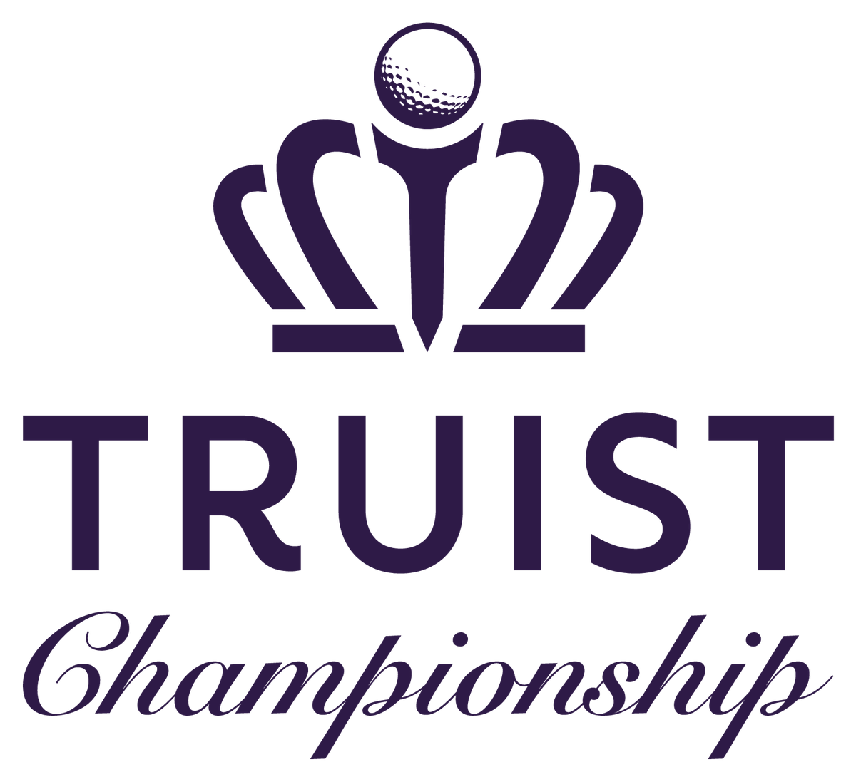 The primary logo for the Truist Championship. Truist will take over the sponsorship of the PGA Tour event normally held in Charlotte each May from Wells Fargo, which announced in December it would no longer sponsor the golf tournament. The Truist Championship will be held in Philadelphia in 2025 and in Charlotte from 2026-2031.