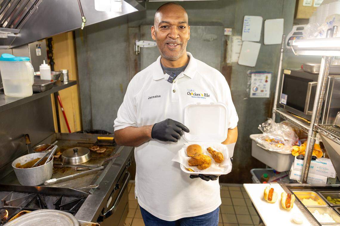 Jermaine Blackmon, owner of Original Chicken ‘n Ribs.