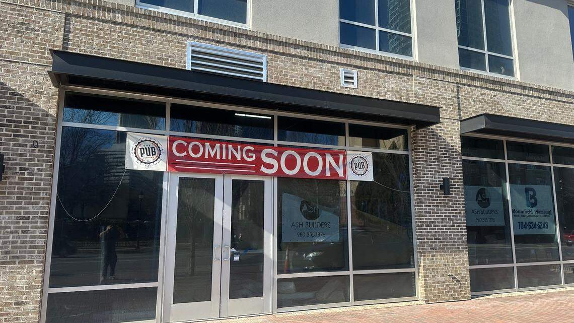 The Pub At Uptown plans to open in March at 500 W. Trade St., Suite 104.