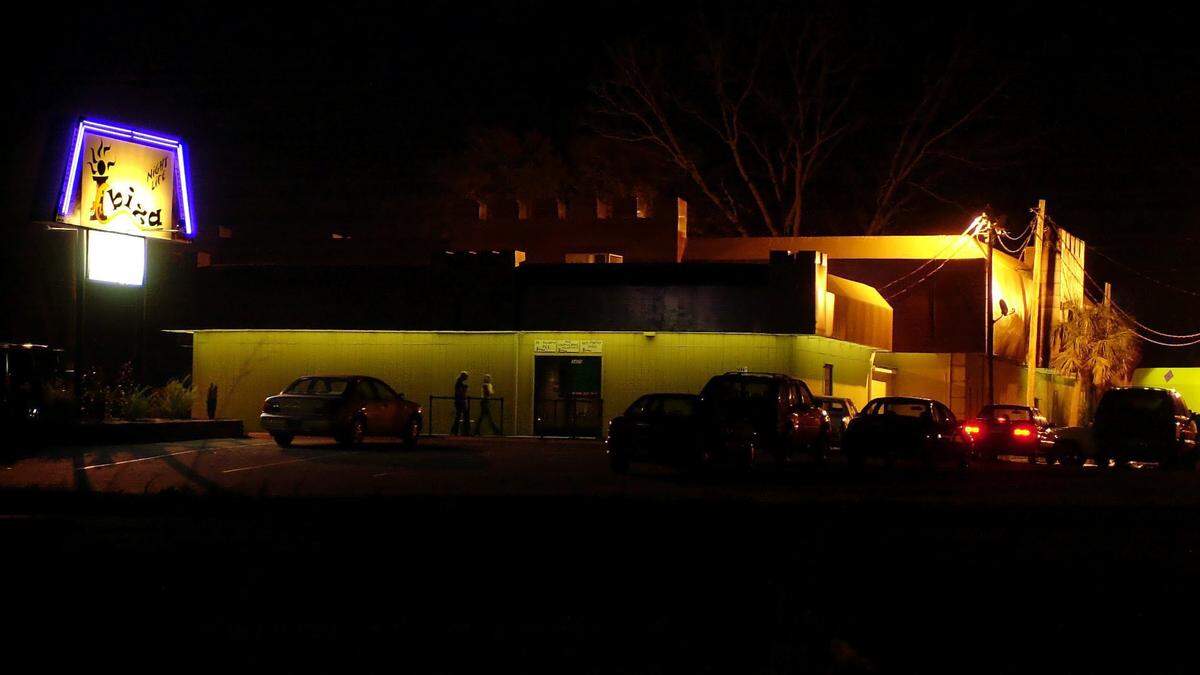 Ibiza, shown here in February 2002, was located in a former video poker parlor on U.S. 21.