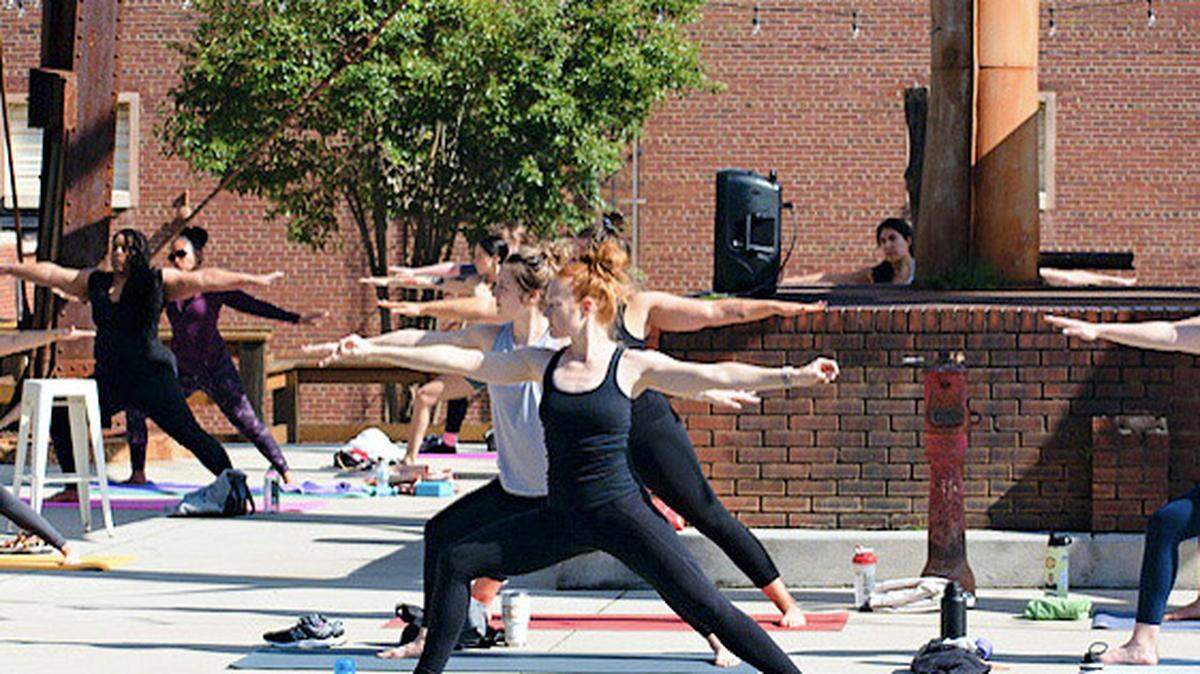 Counterculture Club is holding weekly outdoor yoga sessions on Sundays from 10-11 a.m. at Camp North End.