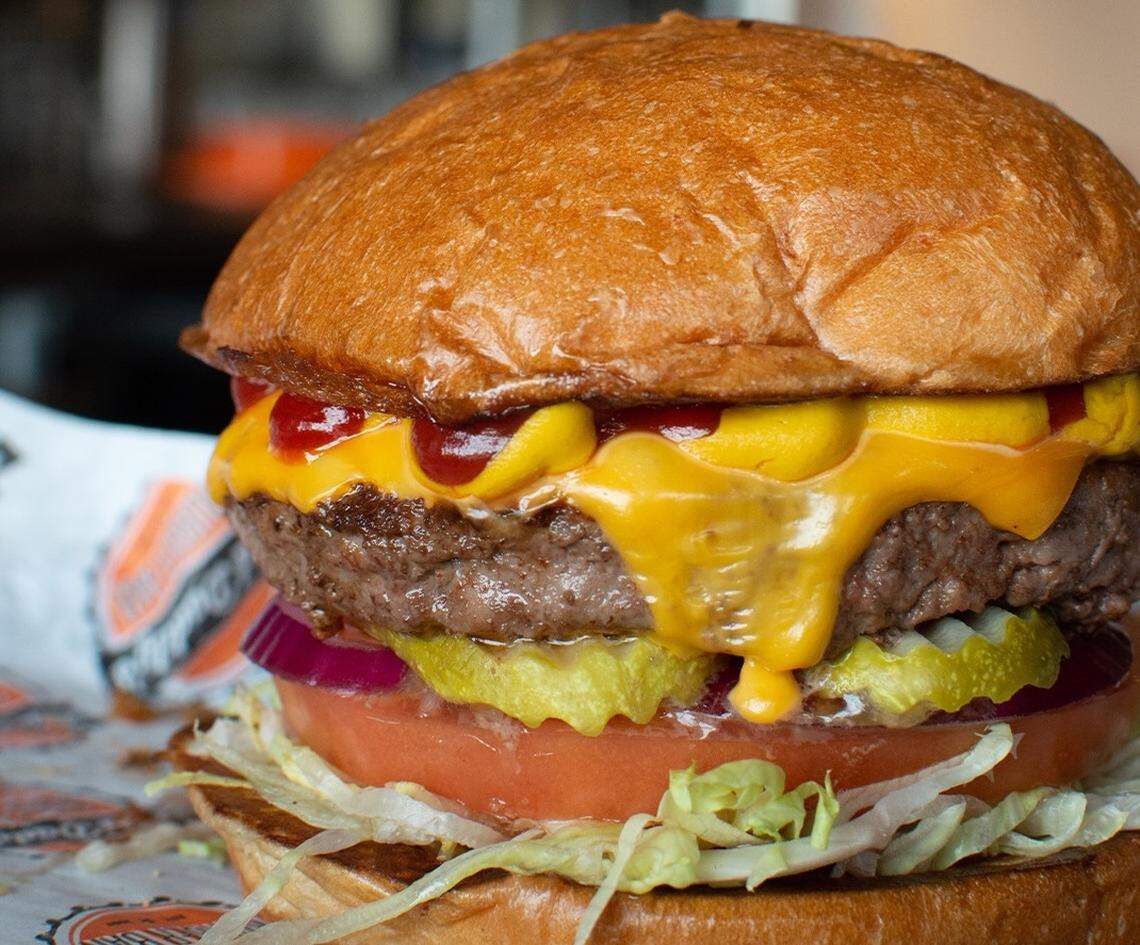 Bad Daddy’s Burger Bar’s All American Burger.