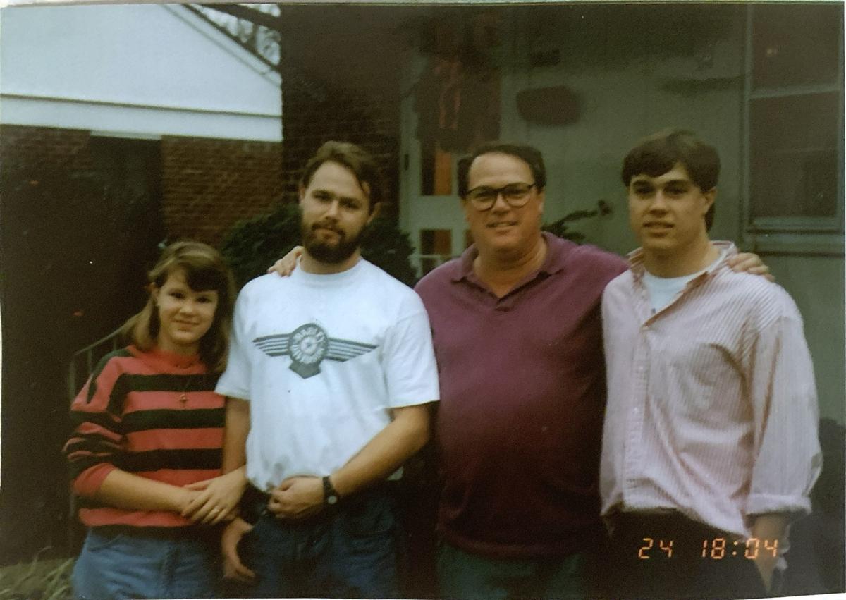 Even a stop at the gas station could lead to a new friendship for Rusty Page, pictured here in a family photo with his children, from left to right: Julie Smith, Chris Page, Rusty Page and Anderson Page.
