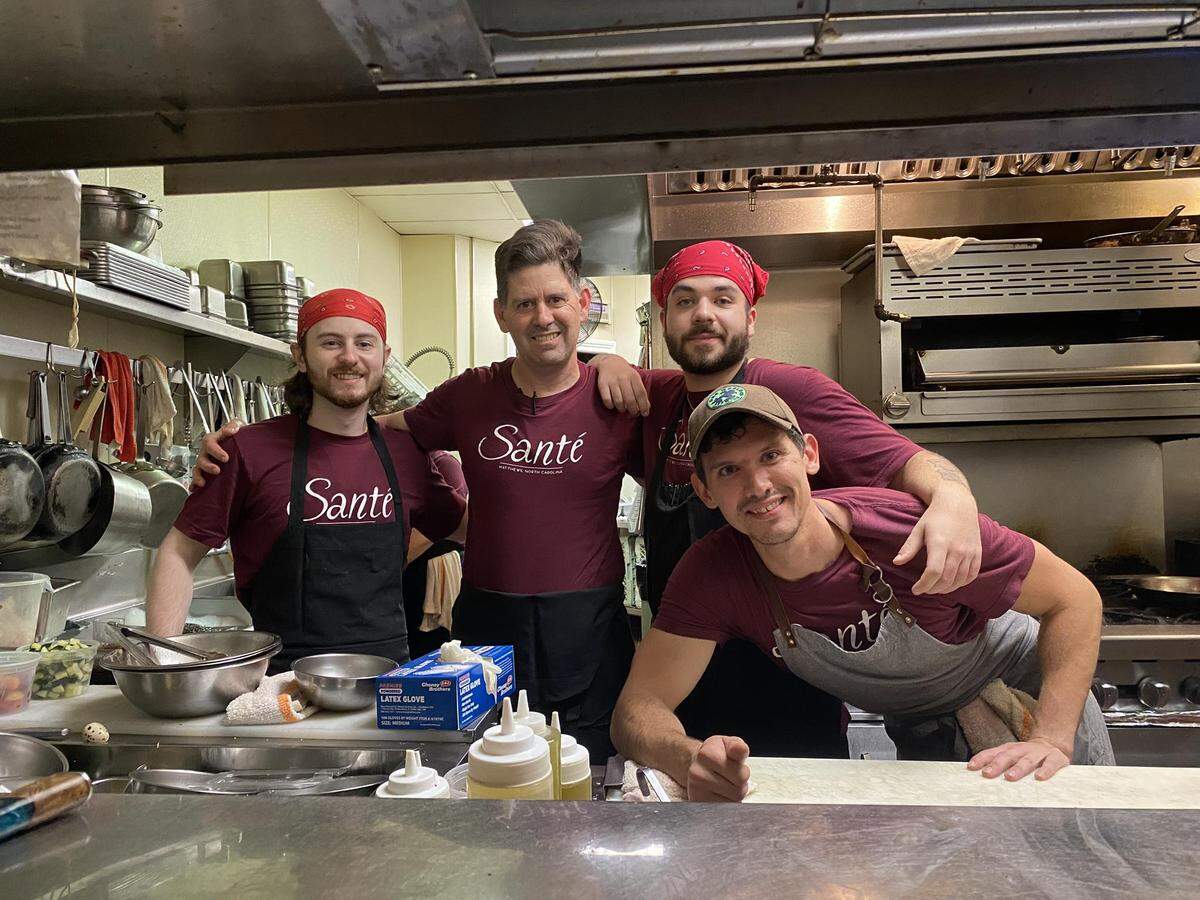 Santé is named after the French toast, “à votre santé,” which translates to “to your health.”