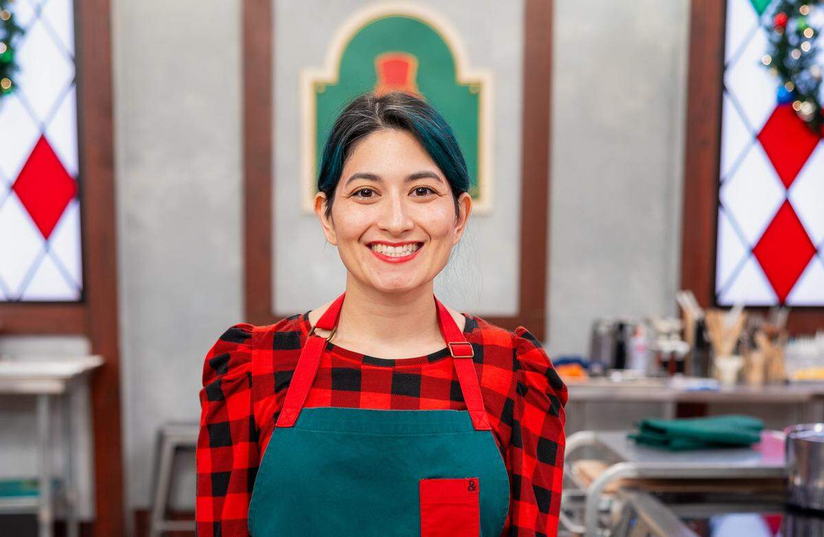 Sweet Spot Studio owner Jossie Lukacik competes on Food Network’s “Christmas Cookie Challenge,” Season 8, Episode 8.