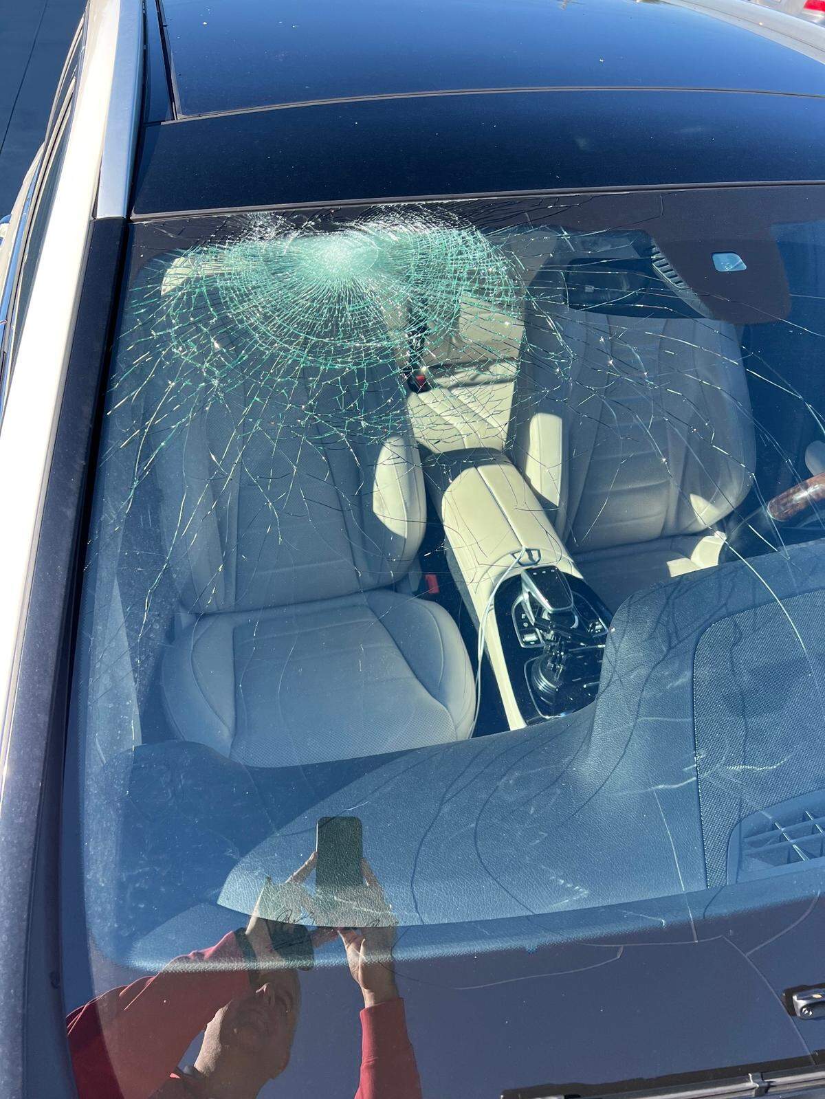Charlotte Christian’s Judd Utermark hit a towering home run that eventually landed on Sardis Road, behind the outfield fence and damaged a car in preseason