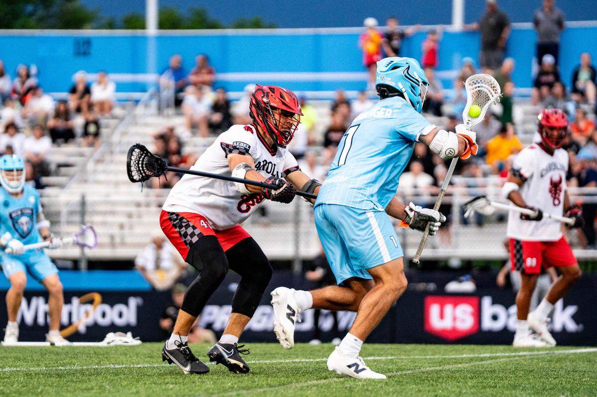 Carolina Chaos defenseman Jack Posey during their opening game against the New York Atlas.