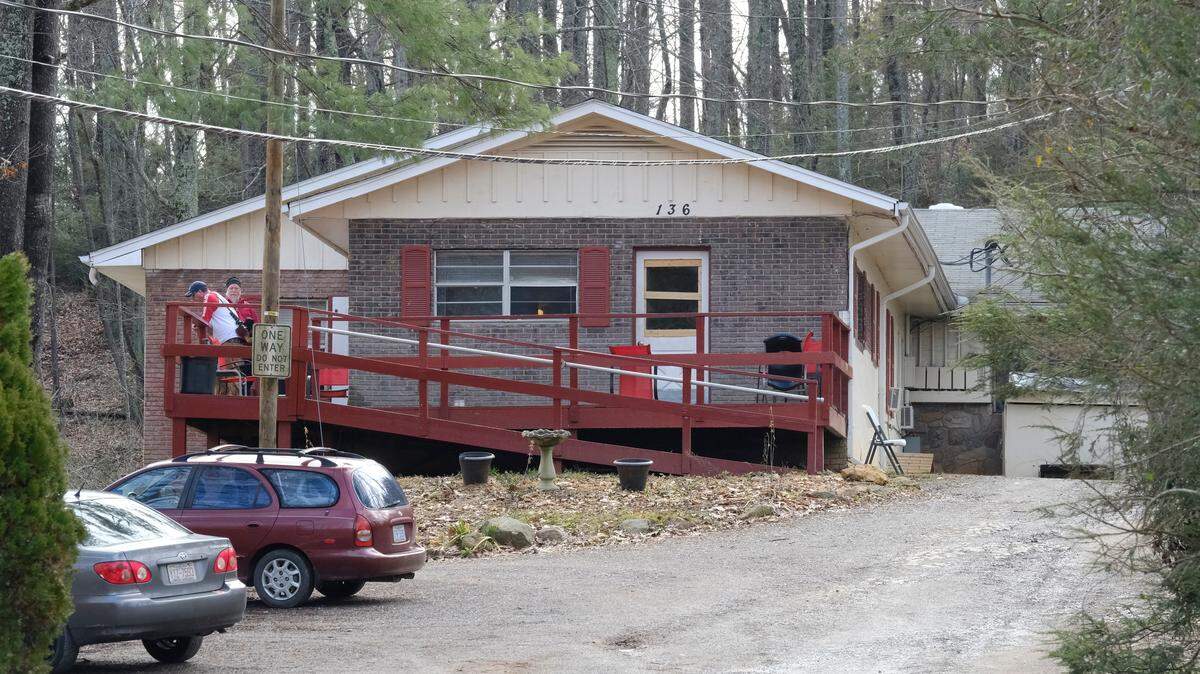This Dec. 21, 2017 photo shows the Candler Living Center in Candler, N.C., outside Asheville. It is named in a federal lawsuit brought by former residents of Recovery Connections Community.