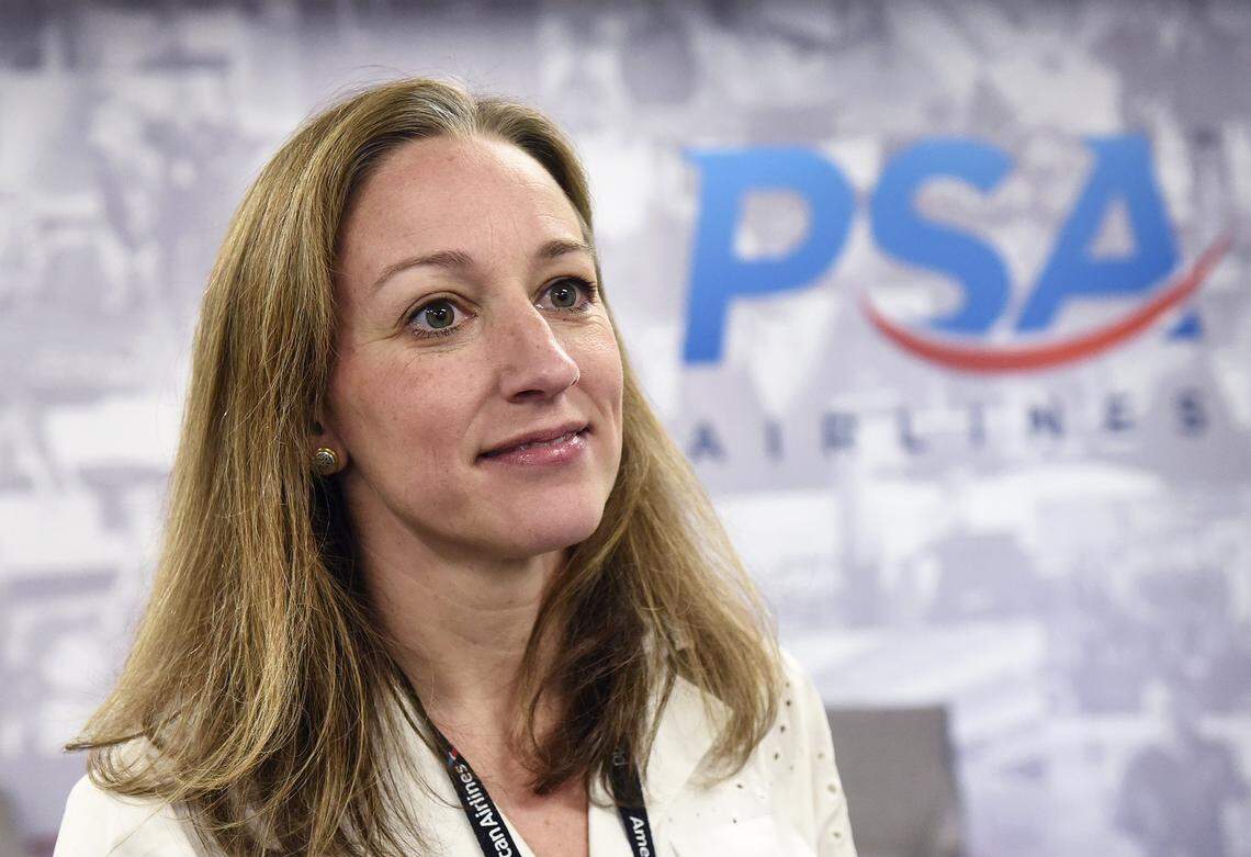 Christine Hollanshead, Vice President of Human Resources and Talent at PSA Airlines talked about the company's move from Dayton, Ohio to Charlotte. PSA Airlines, a wholly owned subsidiary of American Airlines Group and leading regional airline, announced it has officially opened its new headquarters in Charlotte in the Water Ridge Office Park about two miles from American Airlines' Charlotte Flight Training Center and five miles from Charlotte Douglas International Airport (CLT), where many PSA team members are based. The Charlotte server was given a tour of the facility on Friday, Jan. 16, 2026.