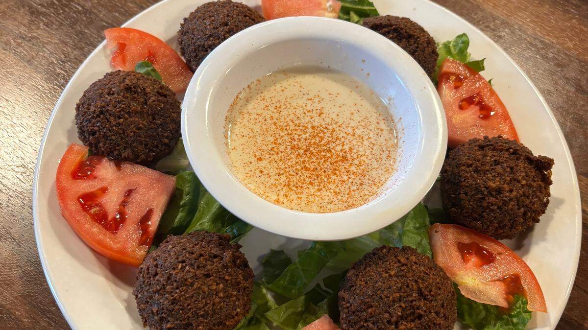 A falafel plate at The Valley Gril.