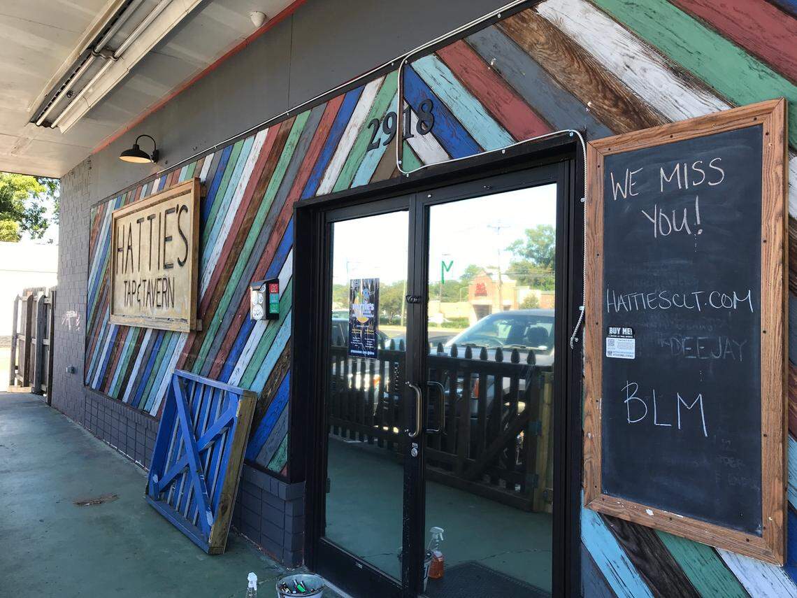 Jackie DeLoach, owner of Hattie’s Tap & Tavern on The Plaza, said: “Honestly, if we didn’t have the support of the neighborhood, we wouldn’t be here.” Hattie’s and other bars in Charlotte will be allowed to reopen, outdoor only, beginning Friday, Oct. 2, at 5 p.m.