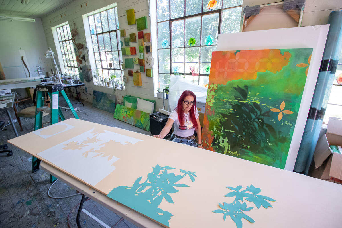 More than a decade ago, Charlotte artist Ruth Ava Lyons made the hardest decision of her career: She stopped work and turned her art to face the wall. She wanted her artwork to focus on environmental issues such as global warming. She has been doing that ever since.