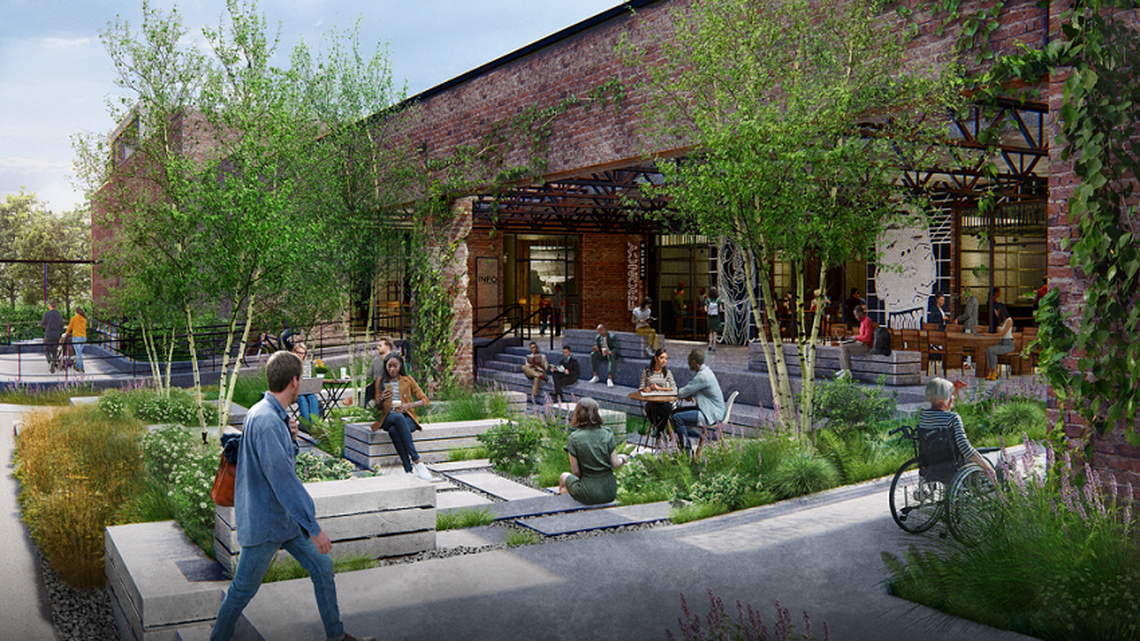 Hex Cofee’s new location at 201 Camp Road will include outdoor space.