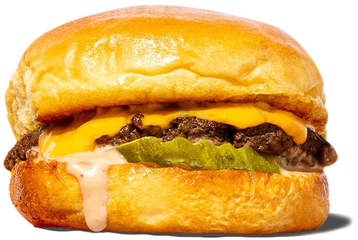 Smalls Sliders’ menu has combos for one to four beef patty cheeseburger sliders with waffle Russet potato fries and a drink.