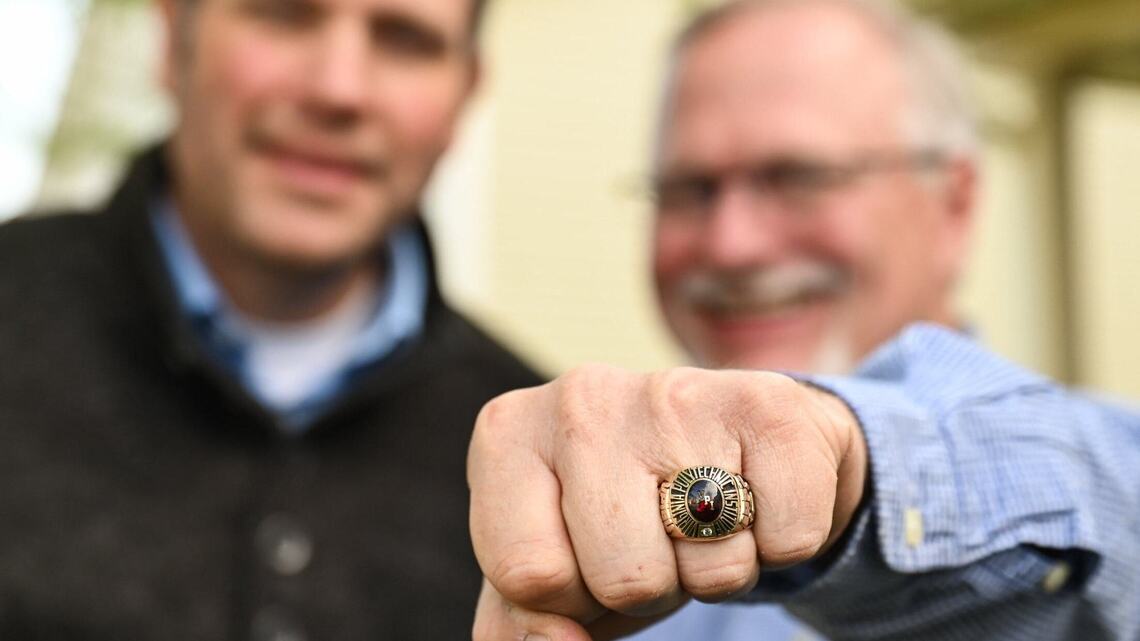 He dug up one decades-old class ring after another, then reunited each with its owner. How?