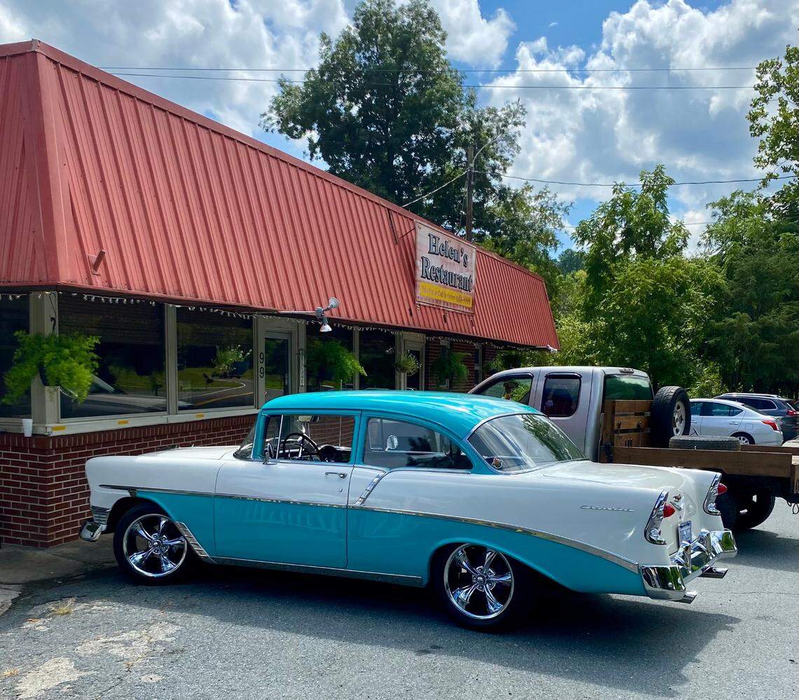 Helen’s Restaurant in Bakersville, North Carolina, around the holidays in 2023.