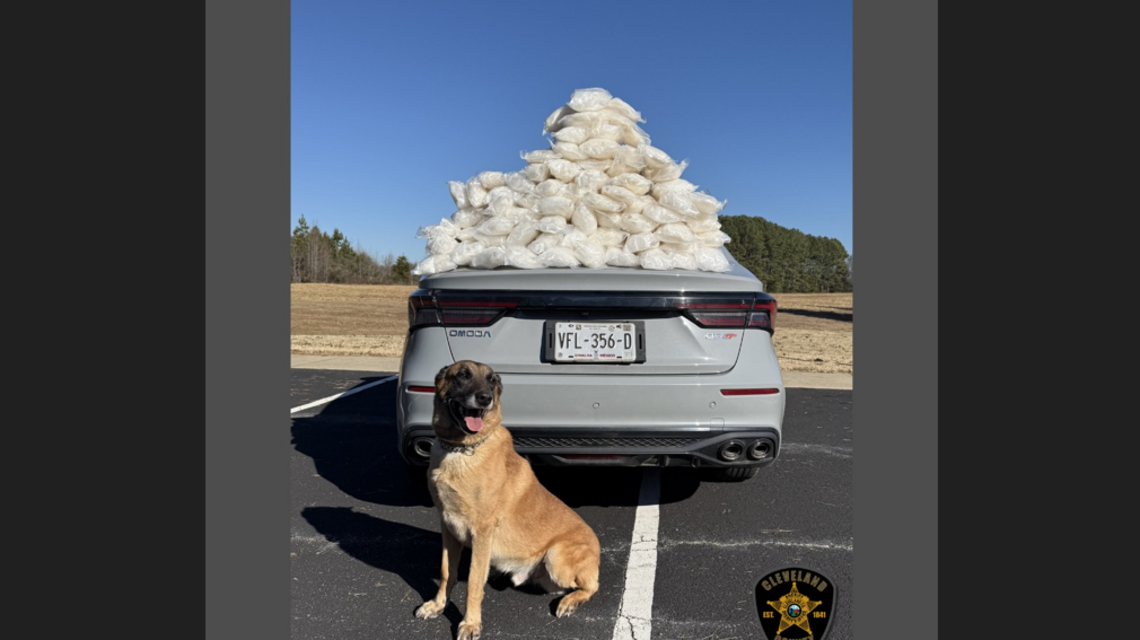 138 pounds of meth found during traffic stop, NC cops say | Charlotte ...