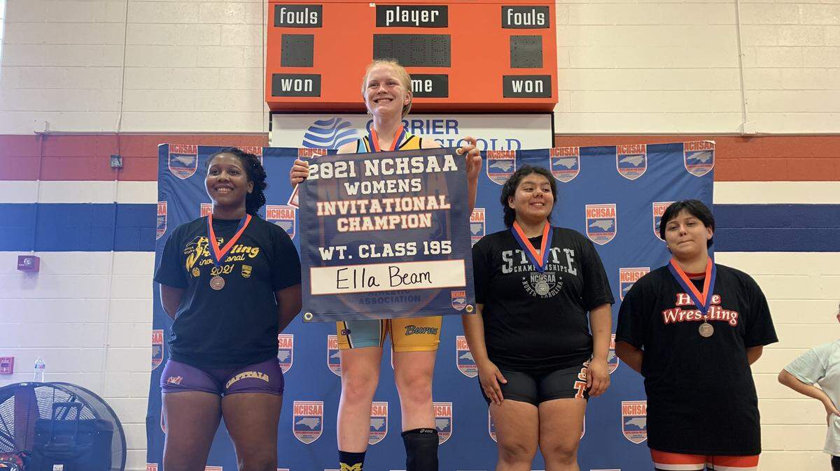 The NC High School Athletic Association held its girls wrestling state championship Saturday in Winston-Salem