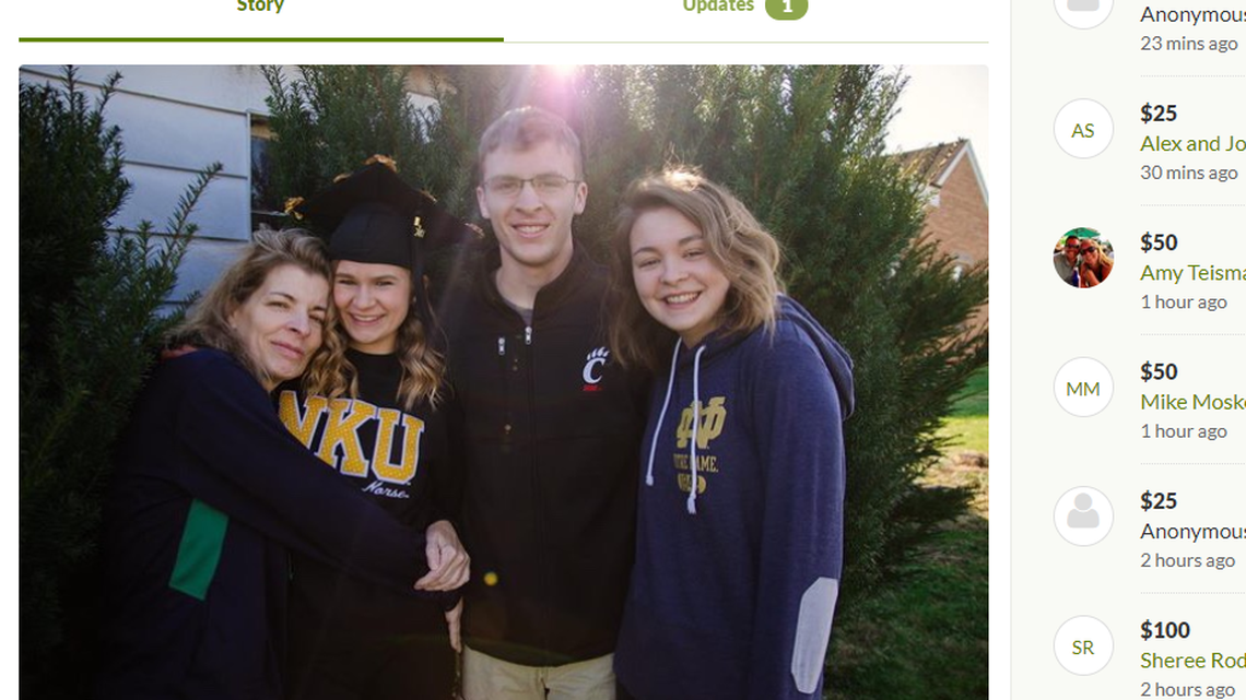 Susan Clements, left, in a photo from the GoFundMe page reportedly set up to help the Clements family with funeral expenses.