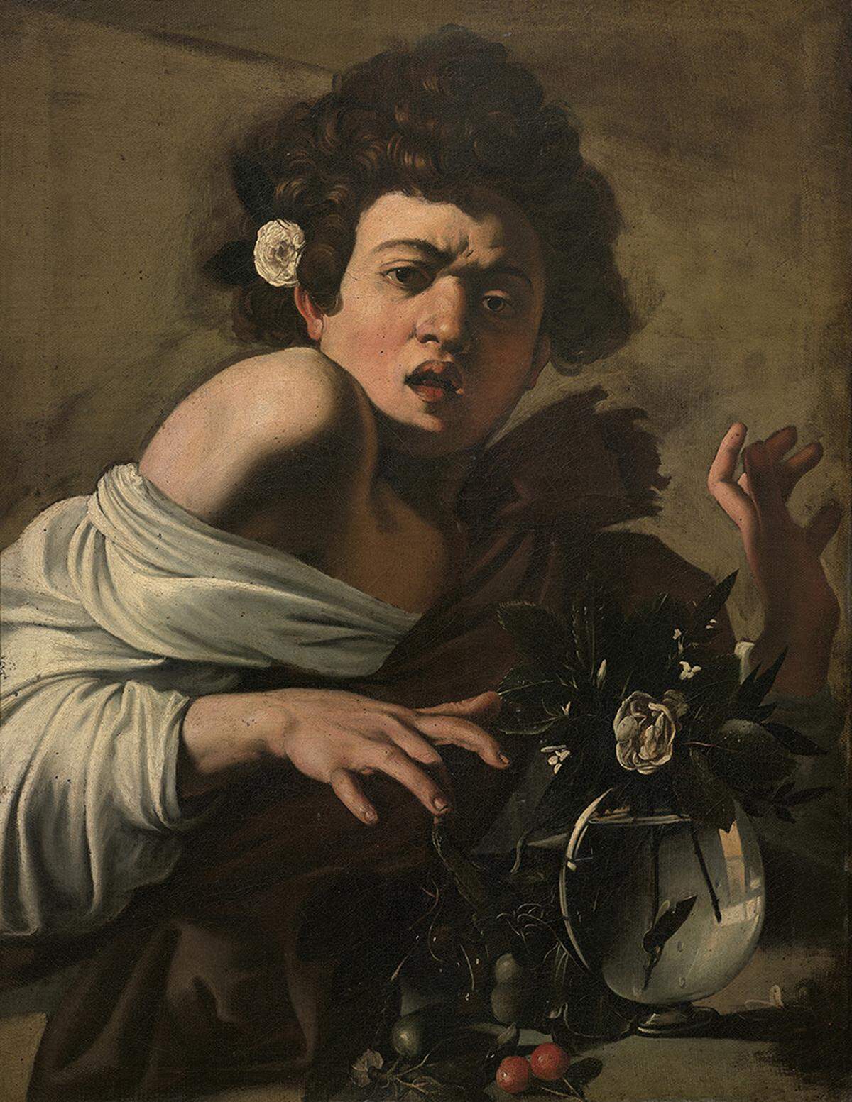Michelangelo Merisi, known as Caravaggio (Italian, 1571–1610).Boy bitten by a lizard, circa 1597, oil on canvas. This will be the centerpiece of the upcoming Mint Museum Uptown exhibit.