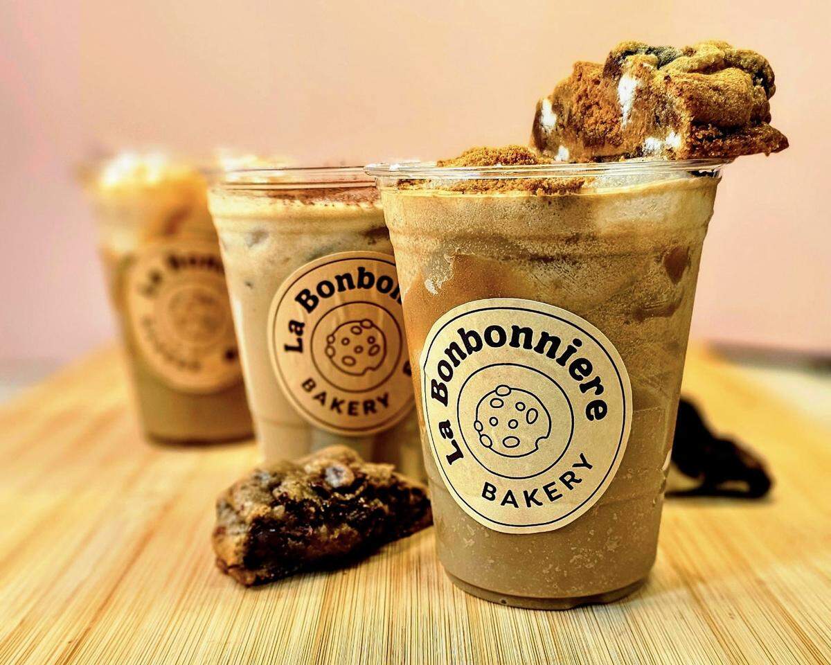 Handcrafted drinks from La Bonbonnière Bakery.