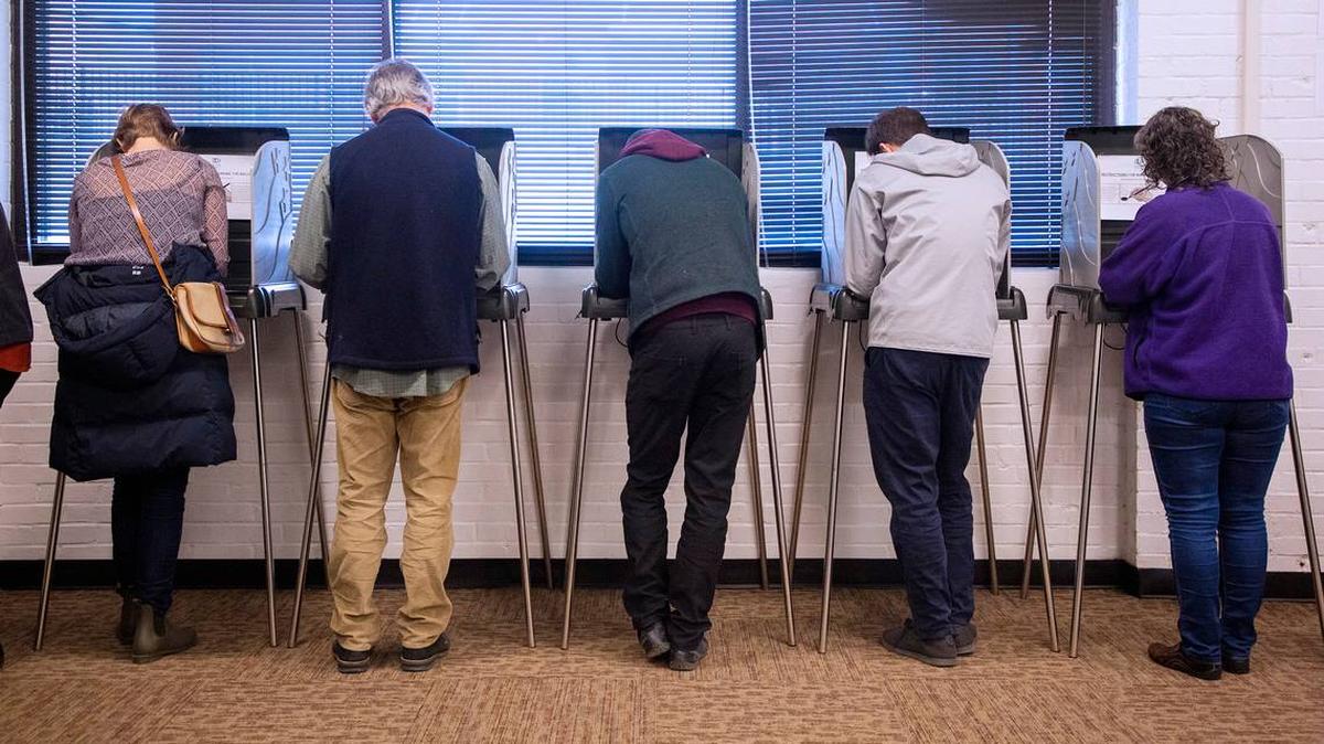 Voters cast primary election ballots March 3 at the N.C Cooperative Extension’s Durham County office. The coronavirus pandemic could impact NC elections this fall.