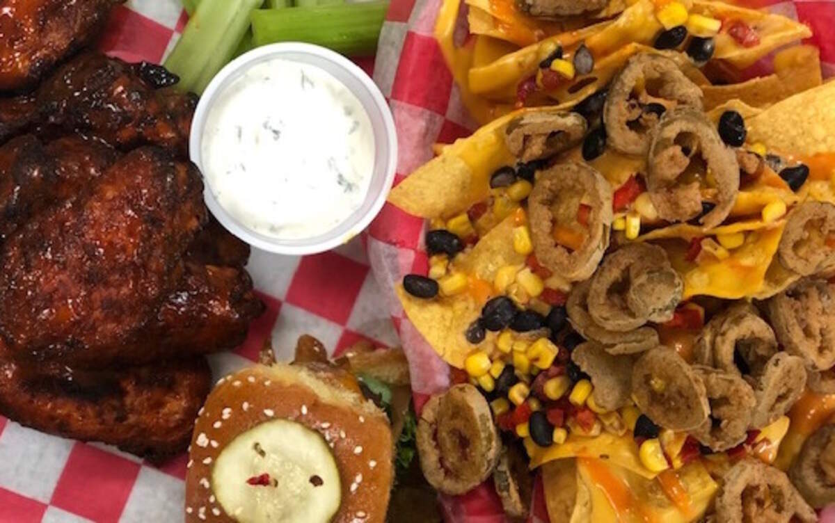 Large projection screens will be showing the game at VBGB, and specials include a $15 Super Bowl Platter including nachos, 8 wings and 3 burger sliders.