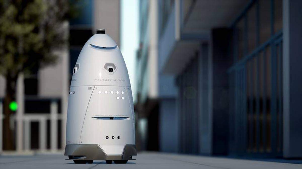 Knightscope, a security and robotics company, deployed its white bullet-shaped K5 Autonomous Security Robot in Charlotte to help guard a Fortune 500 company. 