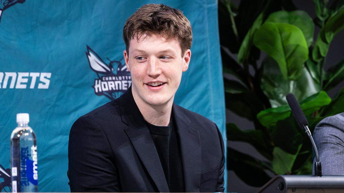 ‘A cool feeling’: Hornets introduce 2025 NBA Draft picks in Charlotte