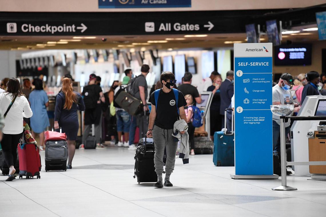 In September, the Charlotte Douglas International Airport reported the highest number of departing passengers since February.