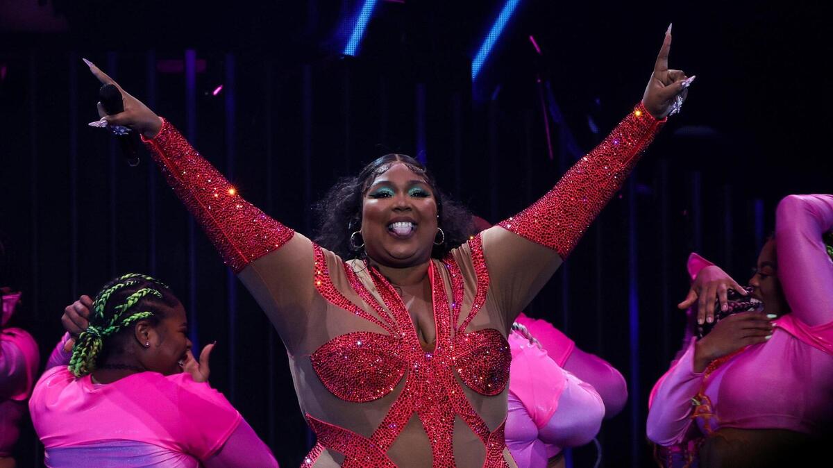 Lizzo performs at Spectrum Center on Thursday, October, 20, 2022.