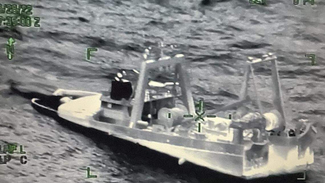 It was around 2 a.m. when the vessel hit a much larger ship, officials said.