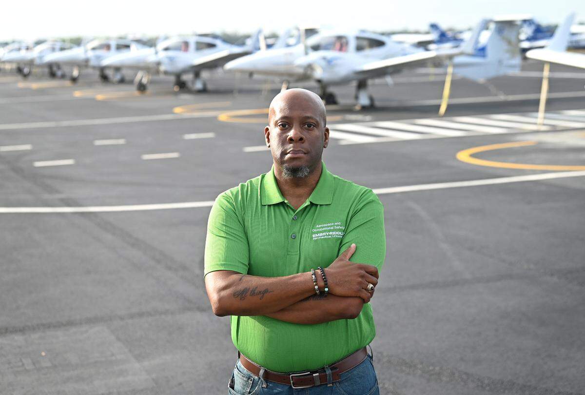 Anthony Brickhouse, associate professor at the Daytona Beach, Fla. campus of Embry-Riddle Aeronautical University.