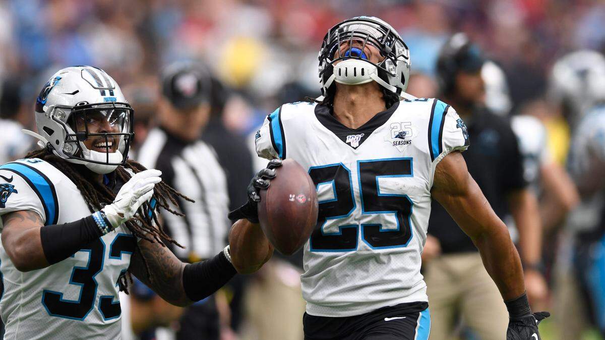 ‘Hard to find words’: Panthers’ Eric Reid endures emotions, injury in win over Texans