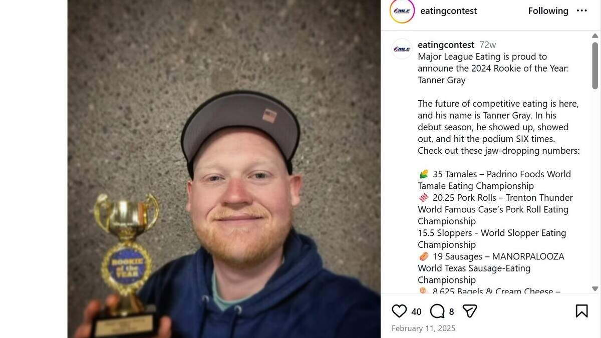 A Fort Mill man competed in the Nathan’s Famous Fourth of July International Hot Dog Eating Contest on Saturday, July 4.