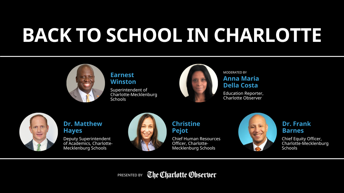 A live conversation with CMS Superintendent Earnest Winston