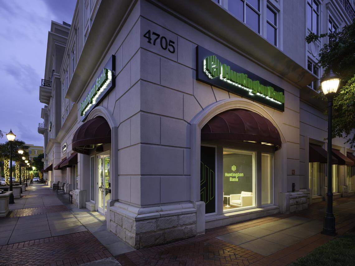 Huntington National Bank opened its first Charlotte branch in SouthPark with plans to open its second branch in South End in September.