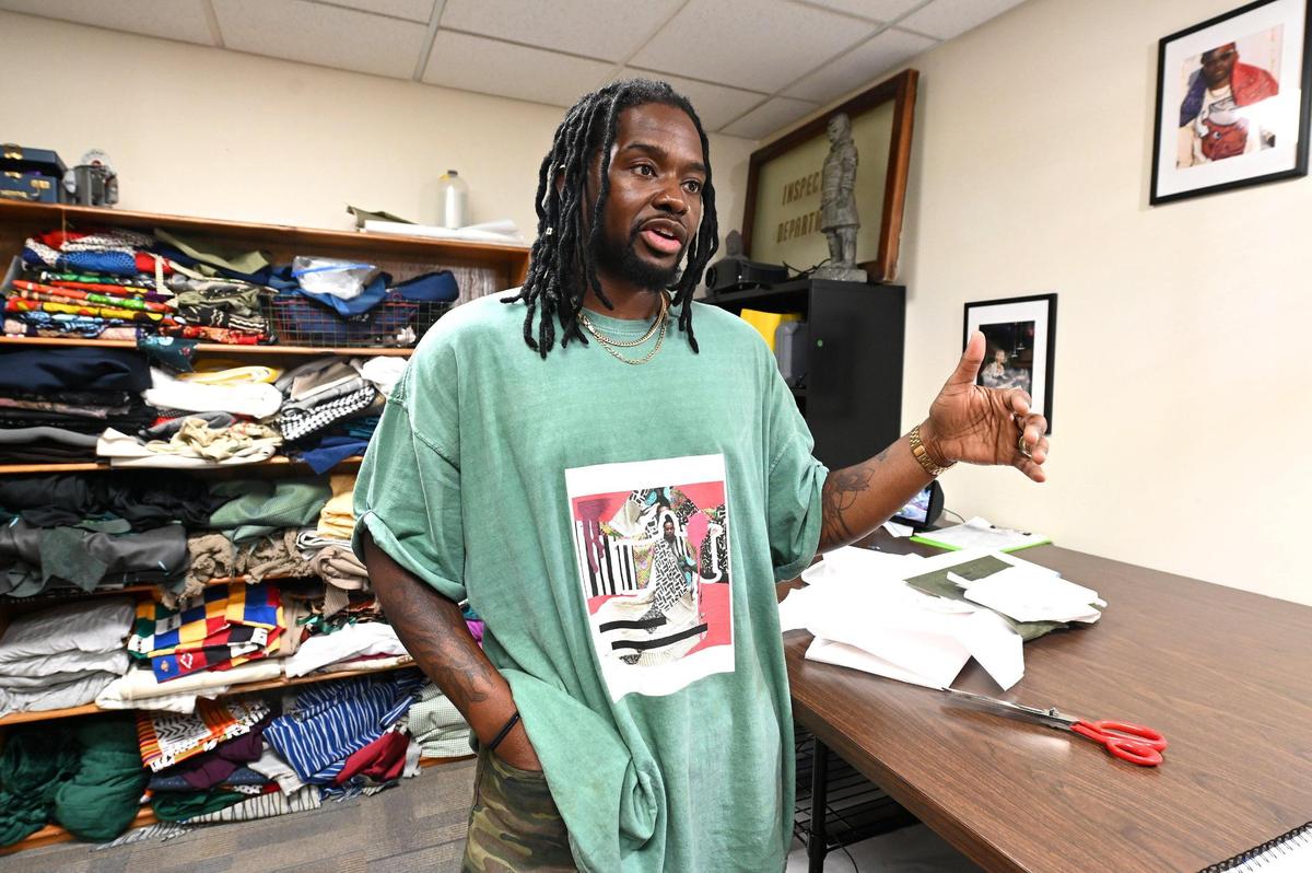 Will White Jr. is one of the 20 local artists chosen by ArtPop Street Gallery to have his art displayed on billboards around the Charlotte region. White has a studio at VAPA in uptown Charlotte.