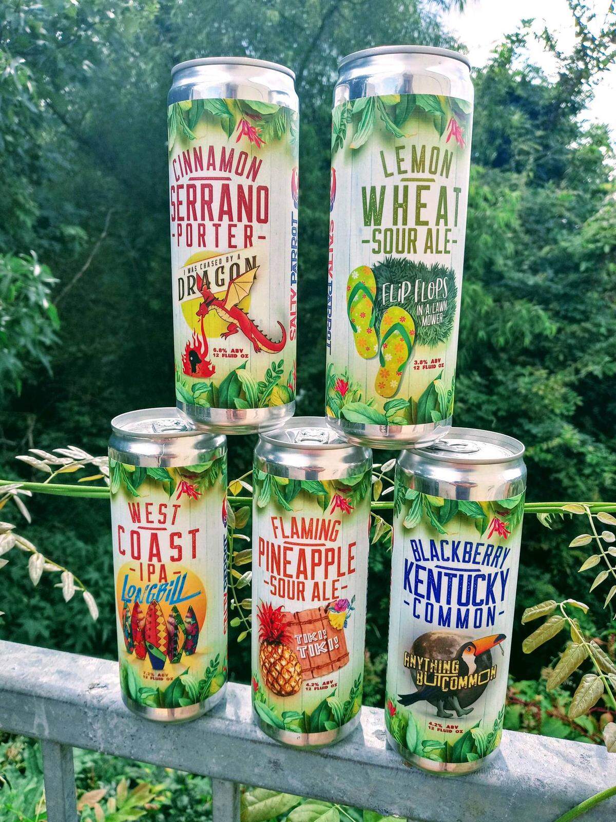Salty Parrot Brewing’s core beers will match its tropical theme — but guests will find pale ales, sours and more, as well.